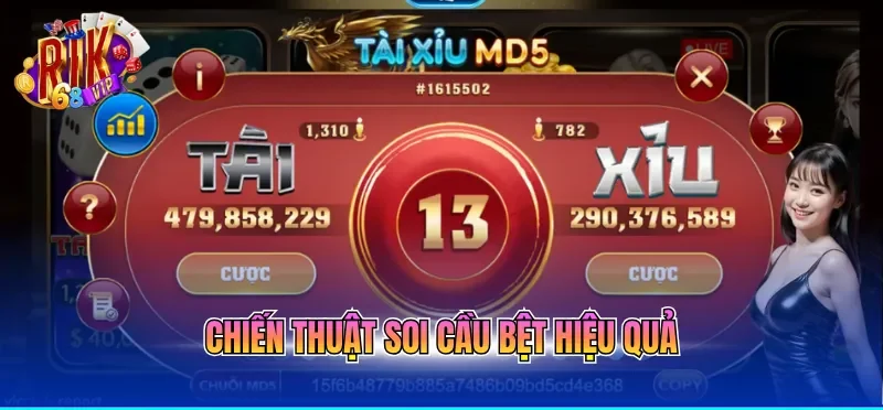 Chiến thuật soi cầu bệt hiệu quả