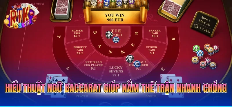 Hiểu thuật ngữ baccarat giúp nắm thế trận nhanh chóng 