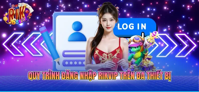 Quy trình đăng nhập RIKVIP trên đa thiết bị